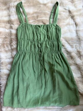 Abercrombie green mini dress